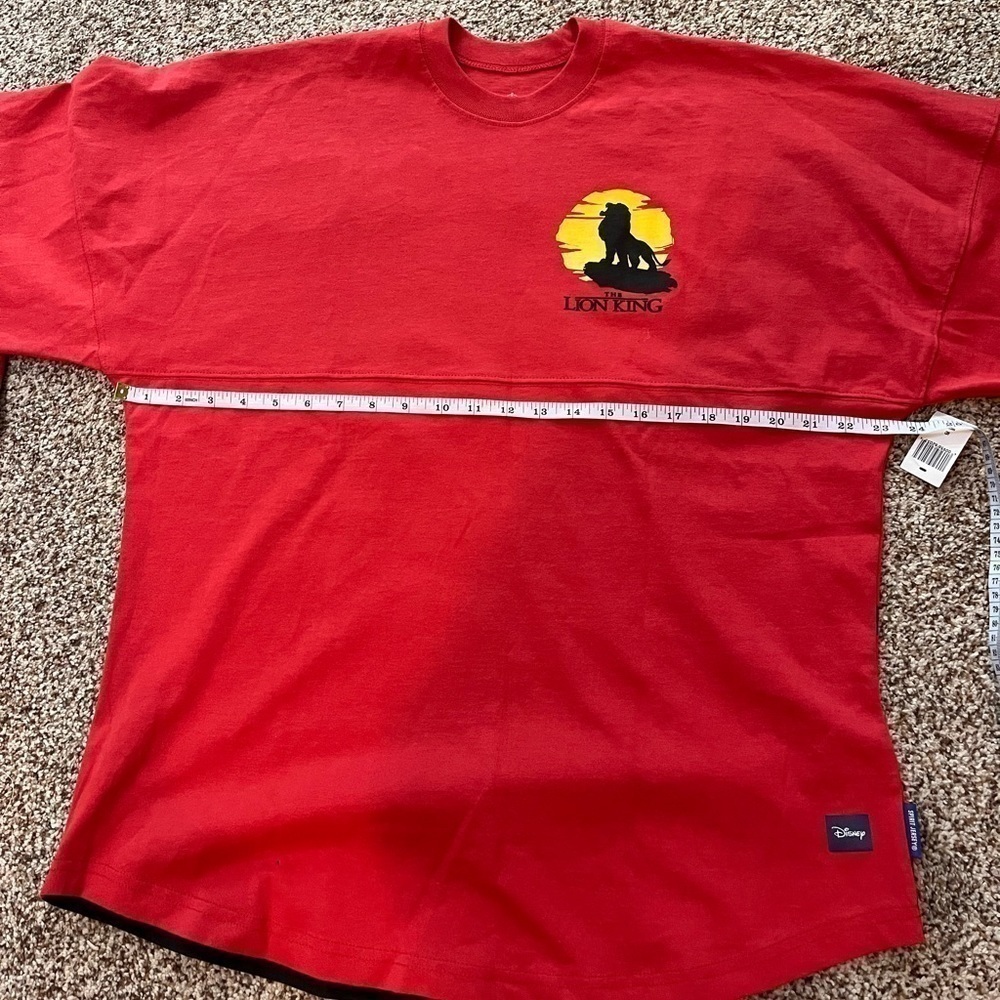 NWT Walt Disney World Lion King Red Sunset Spirit Jersey Size M - Picture 6 of 6